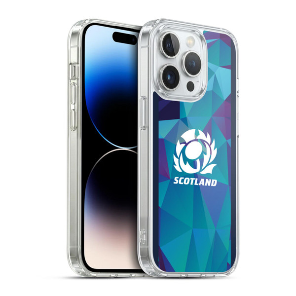 Scotland Rugby 2024/25 Crest Kit Training Soft Gel Case for Apple iPhone 14 Pro & MagSafe