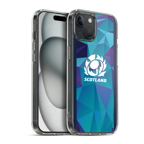 Scotland Rugby 2024/25 Crest Kit Training Soft Gel Case for Apple iPhone 15 Plus & MagSafe