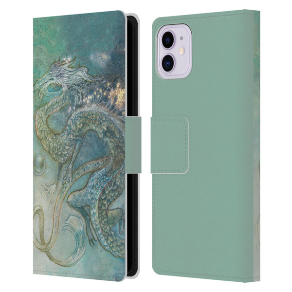 Stephanie Law Graphics Dragon Leather Book Wallet Case Cover For Apple iPhone 11
