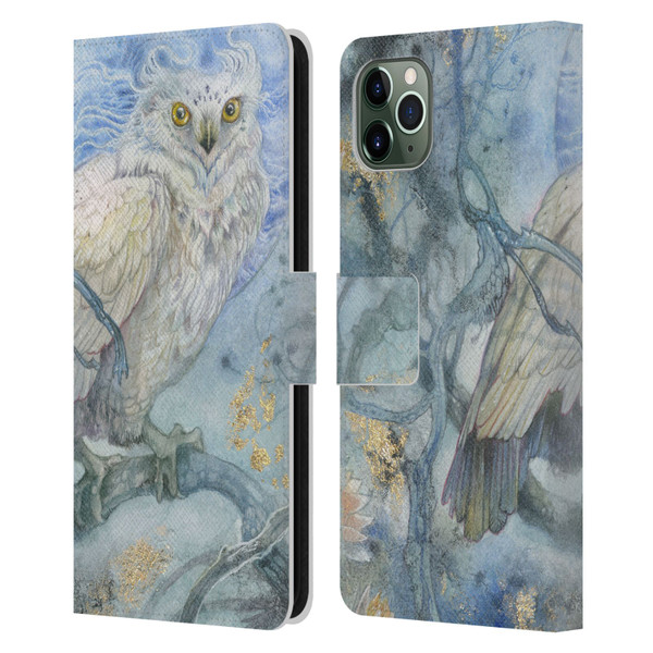 Stephanie Law Graphics Owl Leather Book Wallet Case Cover For Apple iPhone 11 Pro Max