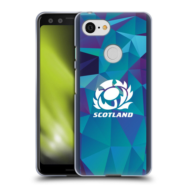Scotland Rugby 2024/25 Crest Kit Training Soft Gel Case for Google Pixel 3