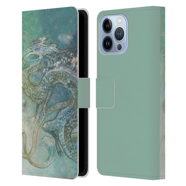 Stephanie Law Graphics Dragon Leather Book Wallet Case Cover For Apple iPhone 13 Pro Max