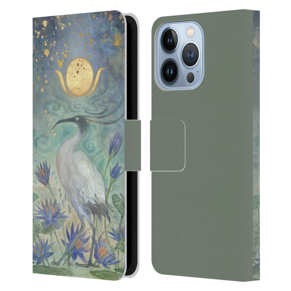 Stephanie Law Graphics Sacred Things Leather Book Wallet Case Cover For Apple iPhone 13 Pro