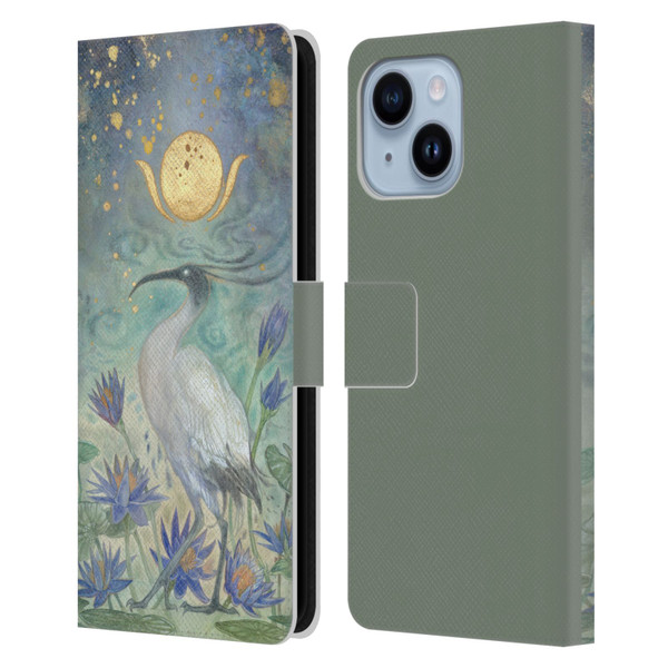 Stephanie Law Graphics Sacred Things Leather Book Wallet Case Cover For Apple iPhone 14 Plus