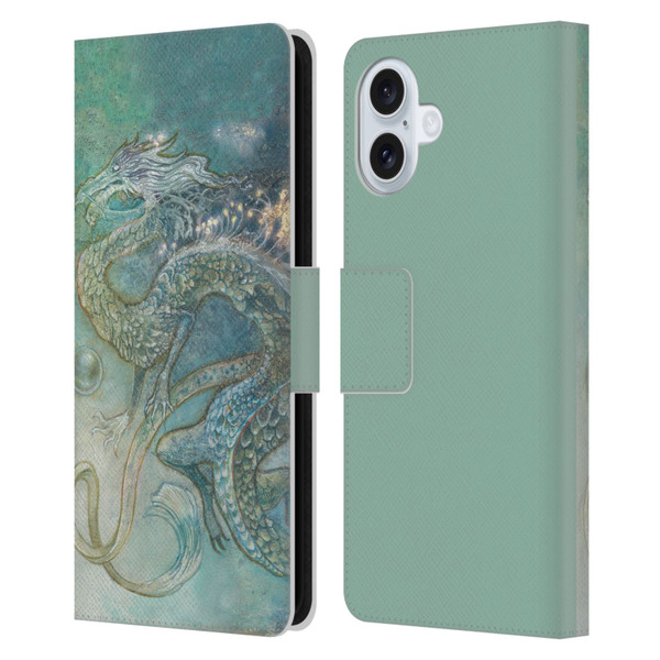 Stephanie Law Graphics Dragon Leather Book Wallet Case Cover For Apple iPhone 16 Plus