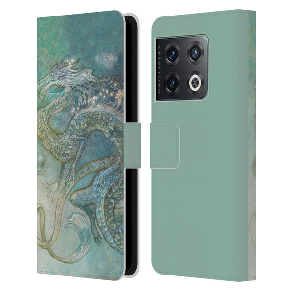 Stephanie Law Graphics Dragon Leather Book Wallet Case Cover For OnePlus 10 Pro