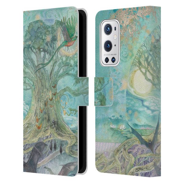Stephanie Law Graphics Tree Leather Book Wallet Case Cover For OnePlus 9 Pro