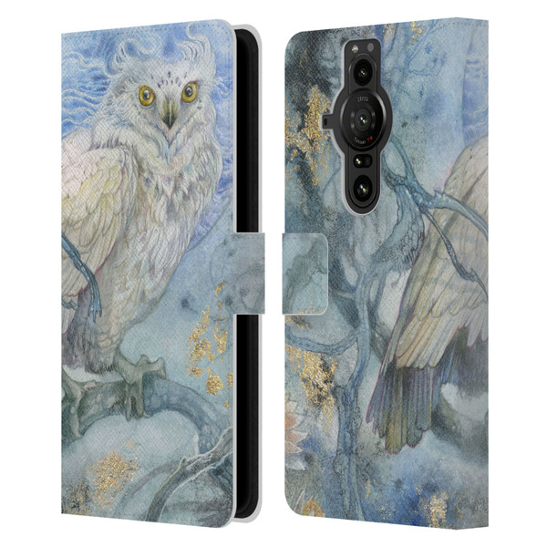 Stephanie Law Graphics Owl Leather Book Wallet Case Cover For Sony Xperia Pro-I