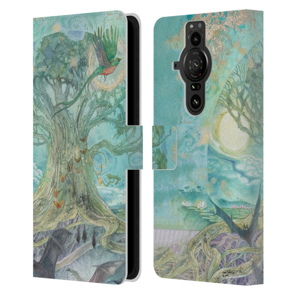 Stephanie Law Graphics Tree Leather Book Wallet Case Cover For Sony Xperia Pro-I