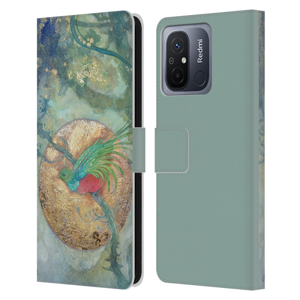 Stephanie Law Graphics Bird Leather Book Wallet Case Cover For Xiaomi Redmi 12C