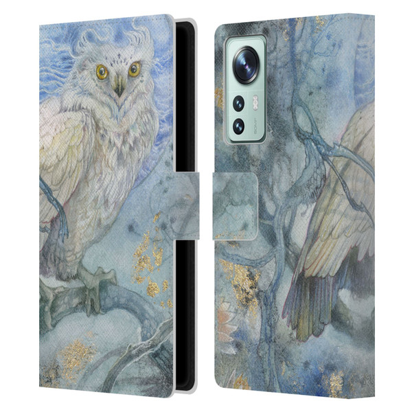 Stephanie Law Graphics Owl Leather Book Wallet Case Cover For Xiaomi 12
