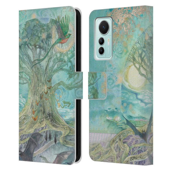 Stephanie Law Graphics Tree Leather Book Wallet Case Cover For Xiaomi 12 Lite