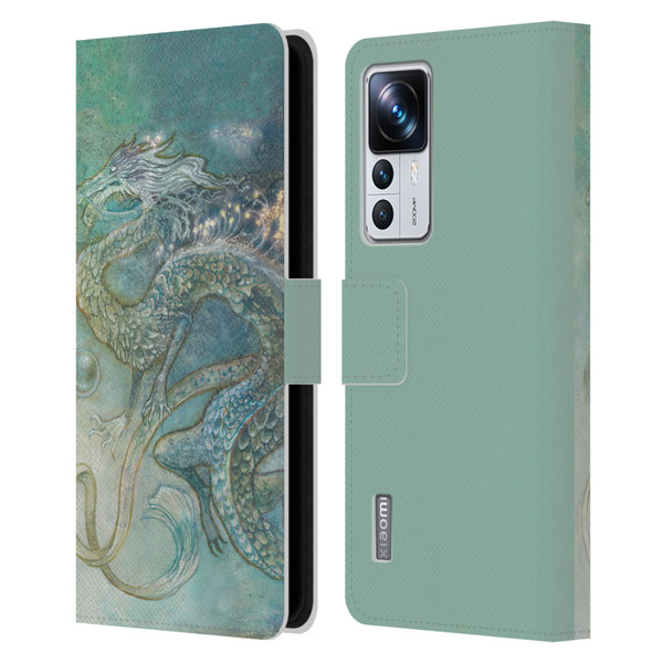 Stephanie Law Graphics Dragon Leather Book Wallet Case Cover For Xiaomi 12T Pro