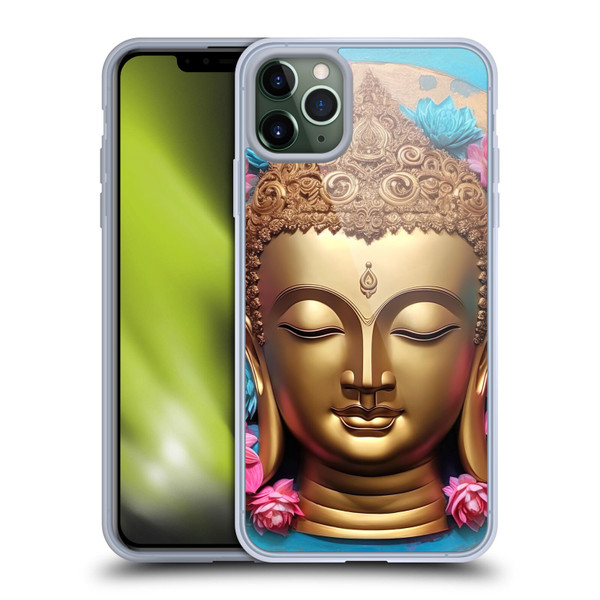 Mark Ashkenazi Buddha Gold Face Soft Gel Case for Apple iPhone 11 Pro Max