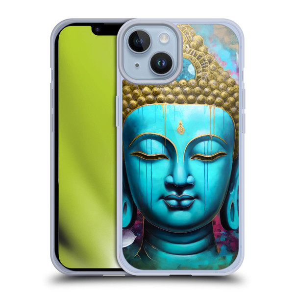 Mark Ashkenazi Buddha Face Lotus Soft Gel Case for Apple iPhone 14