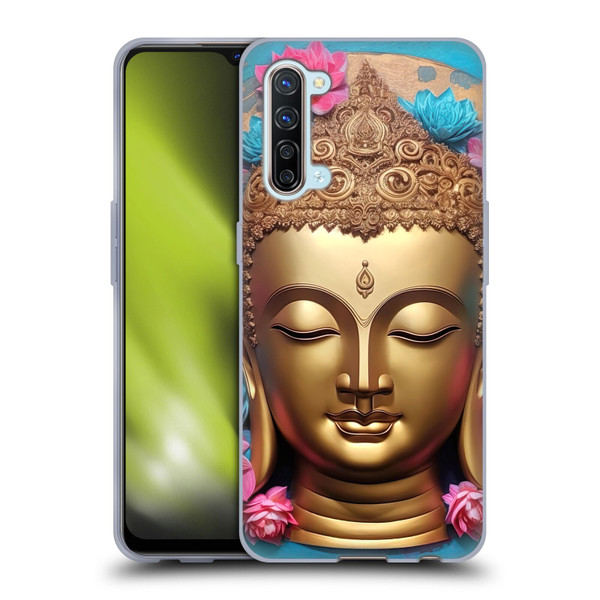 Mark Ashkenazi Buddha Gold Face Soft Gel Case for OPPO Find X2 Lite 5G