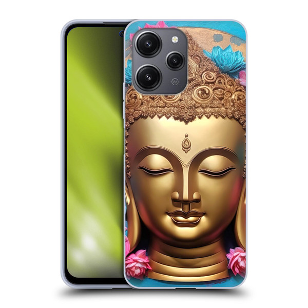 Mark Ashkenazi Buddha Gold Face Soft Gel Case for Xiaomi Redmi 12