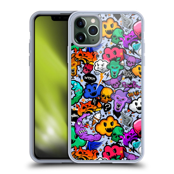 Mark Ashkenazi Graffiti Skull Soft Gel Case for Apple iPhone 11 Pro Max