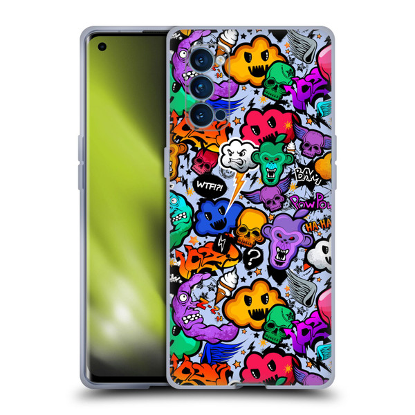 Mark Ashkenazi Graffiti Skull Soft Gel Case for OPPO Reno 4 Pro 5G