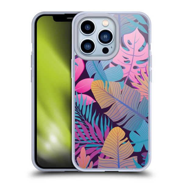 Mark Ashkenazi Mix Patterns Summer Vibes Soft Gel Case for Apple iPhone 13 Pro