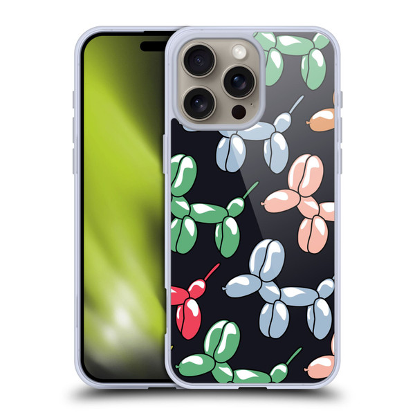 Mark Ashkenazi Mix Patterns Balloons Soft Gel Case for Apple iPhone 16 Pro Max