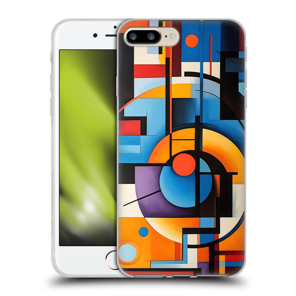 Mark Ashkenazi Mix Patterns Modern Abstract Soft Gel Case for Apple iPhone 7 Plus / iPhone 8 Plus
