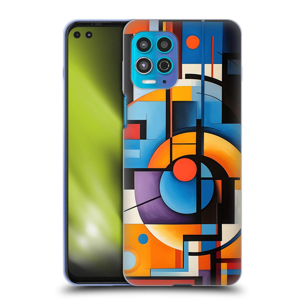 Mark Ashkenazi Mix Patterns Modern Abstract Soft Gel Case for Motorola Moto G100