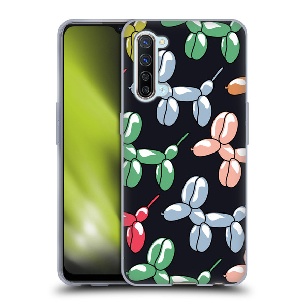 Mark Ashkenazi Mix Patterns Balloons Soft Gel Case for OPPO Find X2 Lite 5G