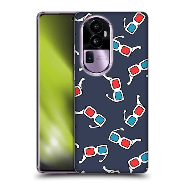 Mark Ashkenazi Mix Patterns 3D Glasses Soft Gel Case for OPPO Reno10 Pro+