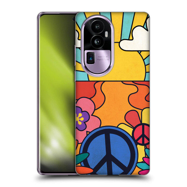 Mark Ashkenazi Mix Patterns Groovy Retro Soft Gel Case for OPPO Reno10 Pro+