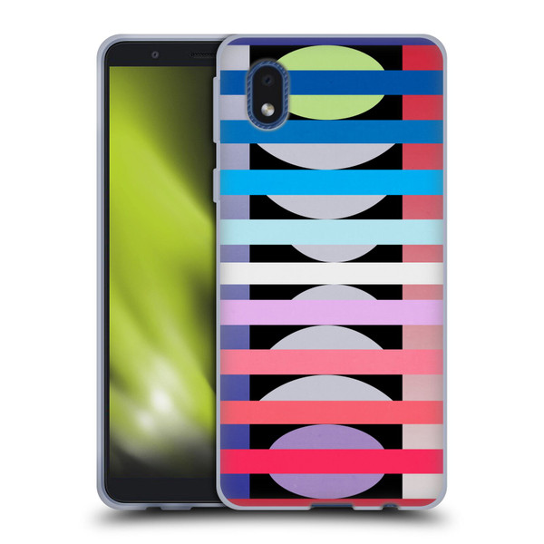 Mark Ashkenazi Mix Patterns Fun Geometric Soft Gel Case for Samsung Galaxy A01 Core (2020)