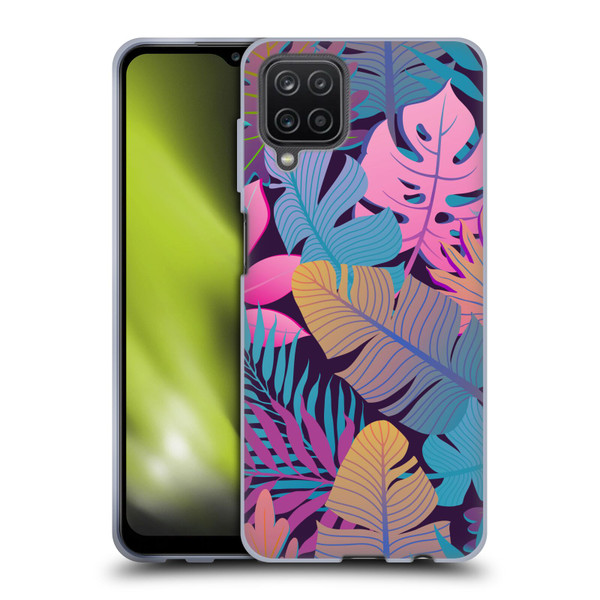 Mark Ashkenazi Mix Patterns Summer Vibes Soft Gel Case for Samsung Galaxy A12 (2020)