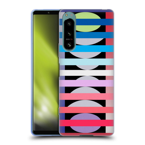 Mark Ashkenazi Mix Patterns Fun Geometric Soft Gel Case for Sony Xperia 5 IV