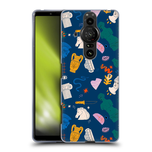 Mark Ashkenazi Mix Patterns Roman Soft Gel Case for Sony Xperia Pro-I