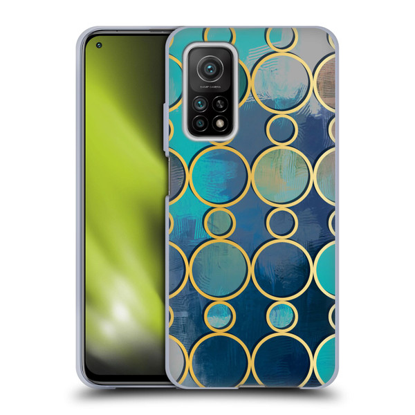 Mark Ashkenazi Mix Patterns Turquoise Soft Gel Case for Xiaomi Mi 10T 5G