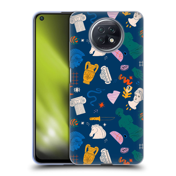 Mark Ashkenazi Mix Patterns Roman Soft Gel Case for Xiaomi Redmi Note 9T 5G
