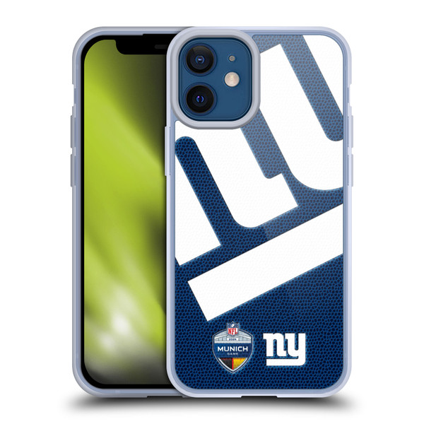 NFL 2024 International Games Munich Giants Soft Gel Case for Apple iPhone 12 Mini