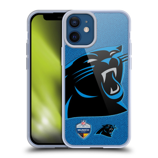 NFL 2024 International Games Munich Panthers Soft Gel Case for Apple iPhone 12 Mini