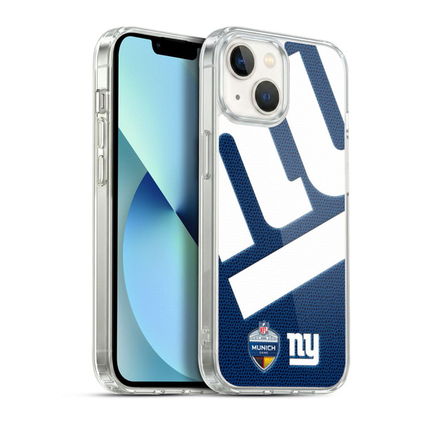 NFL 2024 International Games Munich Giants Soft Gel Case for Apple iPhone 13