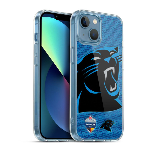 NFL 2024 International Games Munich Panthers Soft Gel Case for Apple iPhone 13 Mini & MagSafe