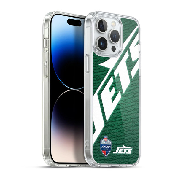 NFL 2024 International Games London Jets Soft Gel Case for Apple iPhone 13 Pro Max & MagSafe