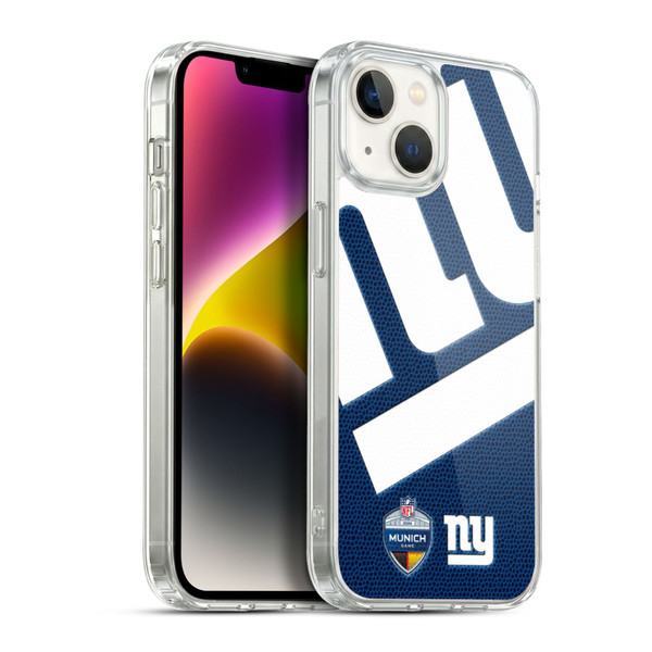 NFL 2024 International Games Munich Giants Soft Gel Case for Apple iPhone 14