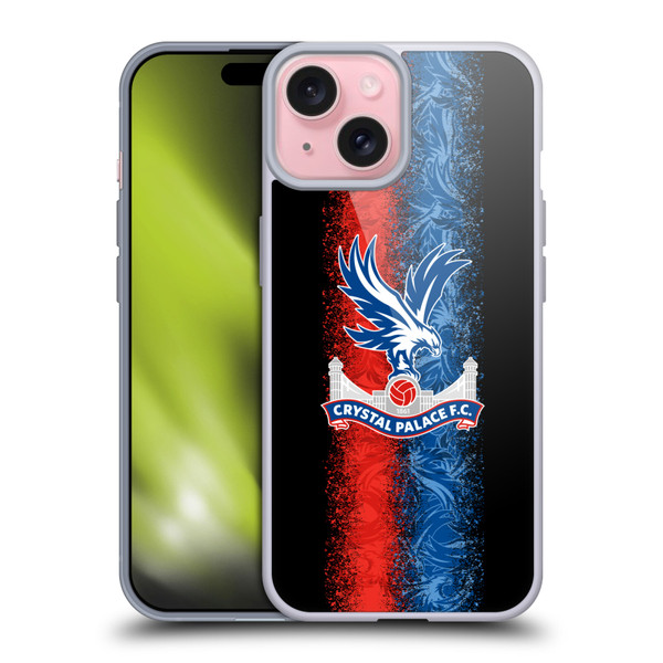 Crystal Palace FC 2024/25 Crest Kit Third Soft Gel Case for Apple iPhone 15