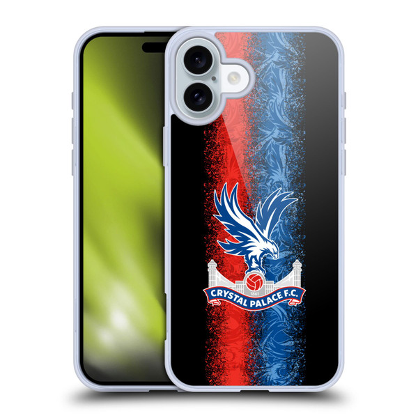 Crystal Palace FC 2024/25 Crest Kit Third Soft Gel Case for Apple iPhone 16 Plus