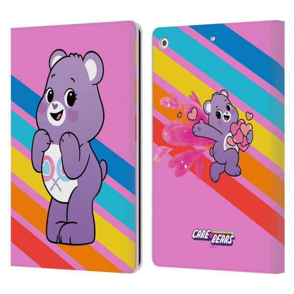 Care Bears Characters Share Leather Book Wallet Case Cover For Apple iPad 10.2 2019/2020/2021