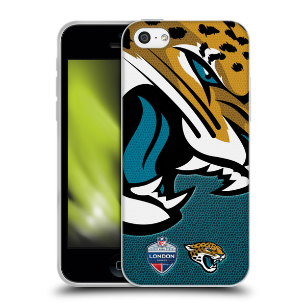 NFL 2024 International Games London Jaguars Soft Gel Case for Apple iPhone 5c