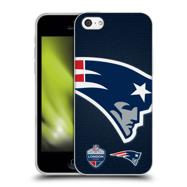 NFL 2024 International Games London Patriots Soft Gel Case for Apple iPhone 5c