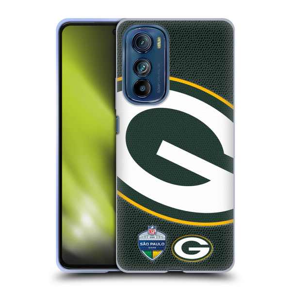 NFL 2024 International Games São Paulo Packers Soft Gel Case for Motorola Edge 30