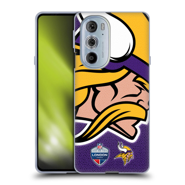 NFL 2024 International Games London Vikings Soft Gel Case for Motorola Edge X30