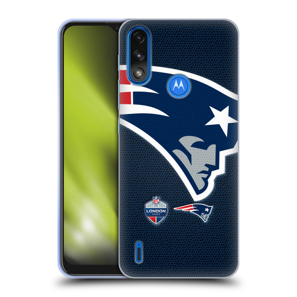 NFL 2024 International Games London Patriots Soft Gel Case for Motorola Moto E7 Power / Moto E7i Power